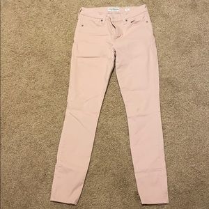 super cute pale pink lucky brand jeans size 2/26